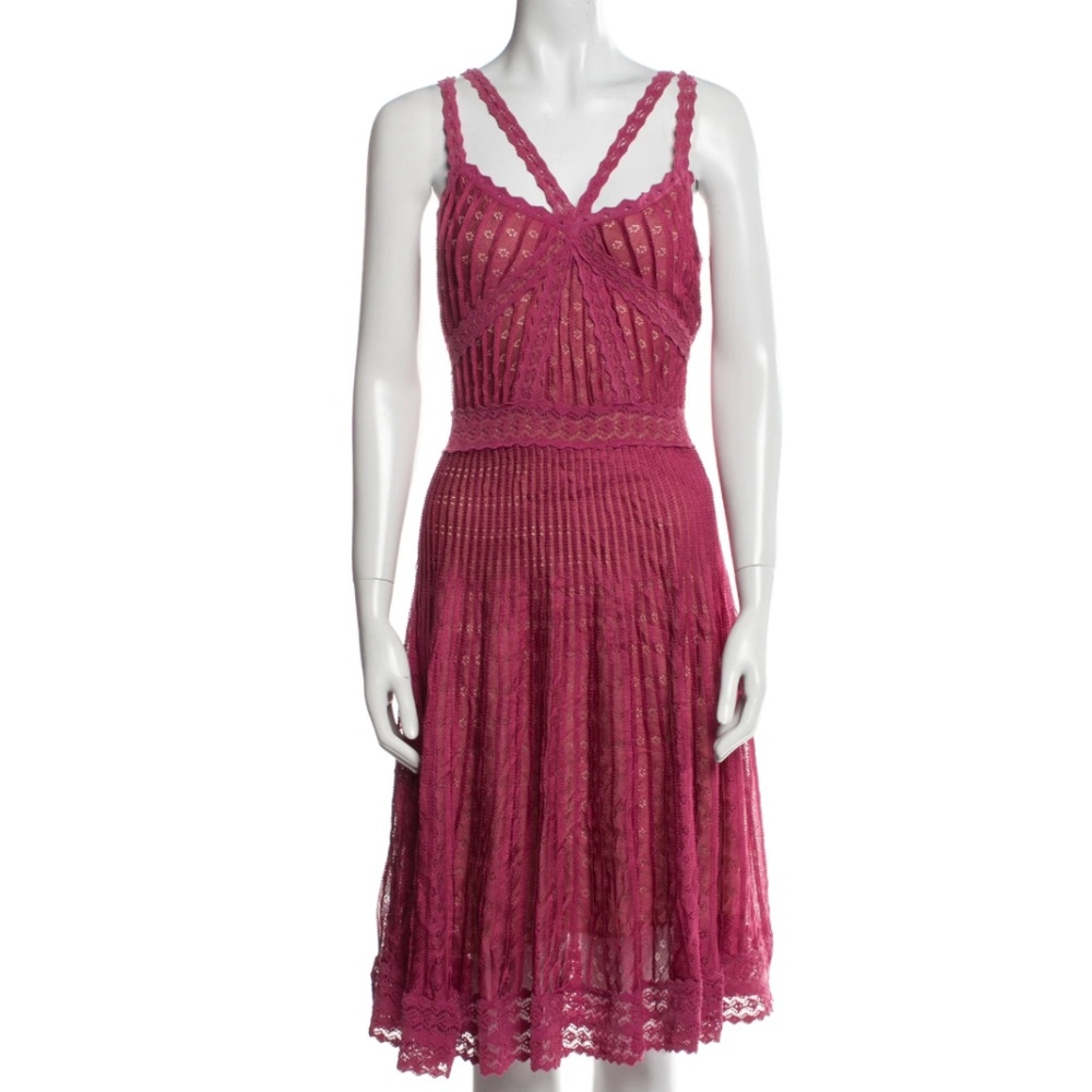 Vintage Christian Dior Lace Knit Dress